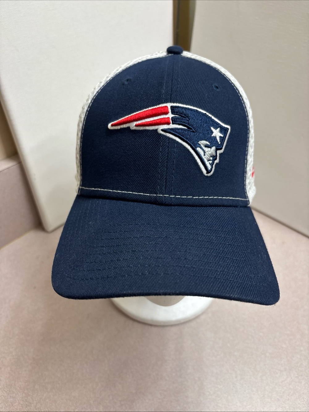 New England Patriots NFL Football New Era Flex Cap Hat 39THIRTY M/L Men’s EUC